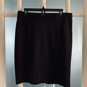 Grace Elements Classic Black Pencil Skirt